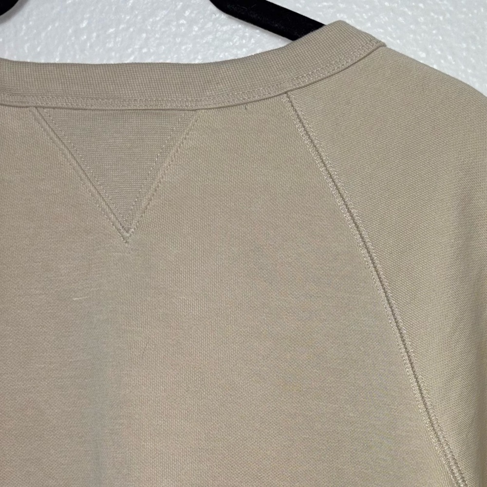 Champion Women's Short Sleeve Fleece Sweatshirt Size Medium Vintage Inspired Tan - Picture 15 of 16